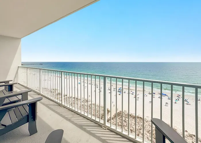 Apartment Lighthouse 1012-luxury Beachfront Bonus Bunk Great Amenities 10th-flr Gulf Shores
