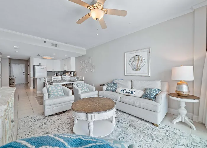 Apartment Lighthouse 1012-luxury Beachfront Bonus Bunk Great Amenities 10th-flr Gulf Shores